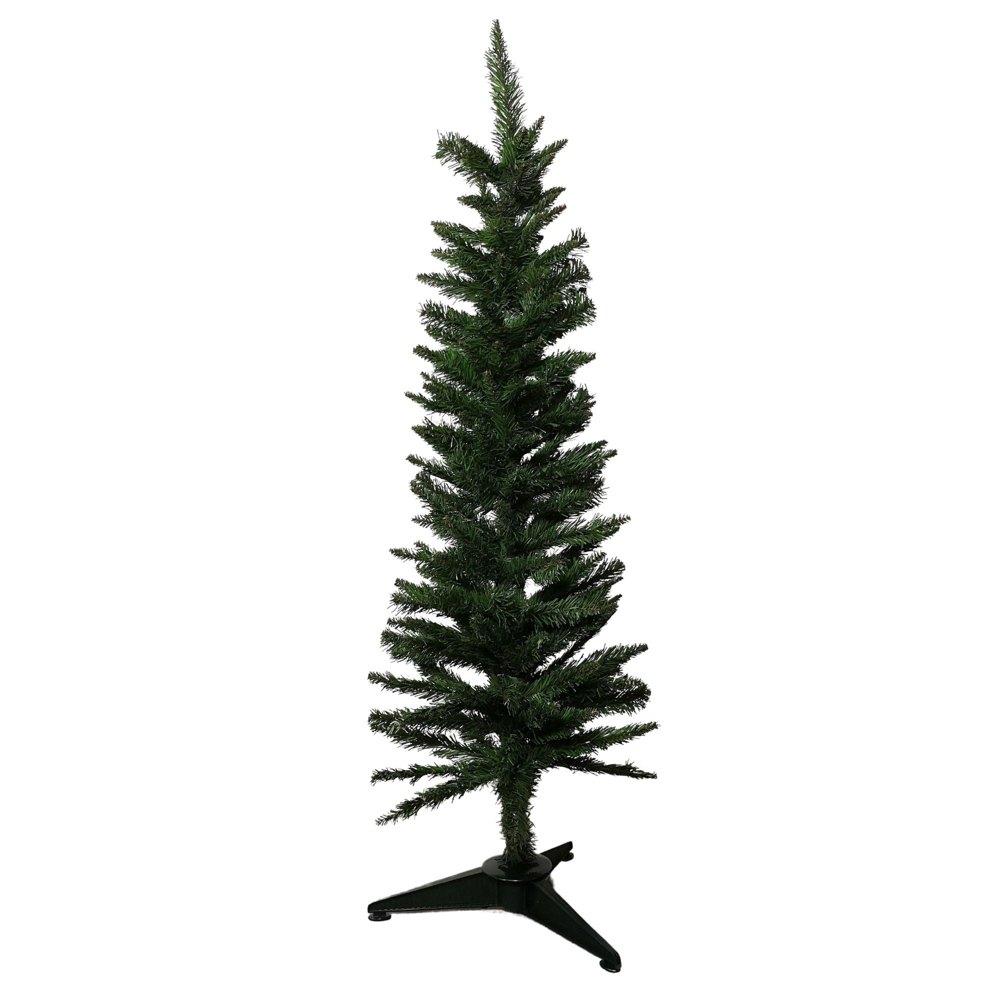 4ft (1.2m) Pencil Style Slim Artificial Christmas Tree in Green