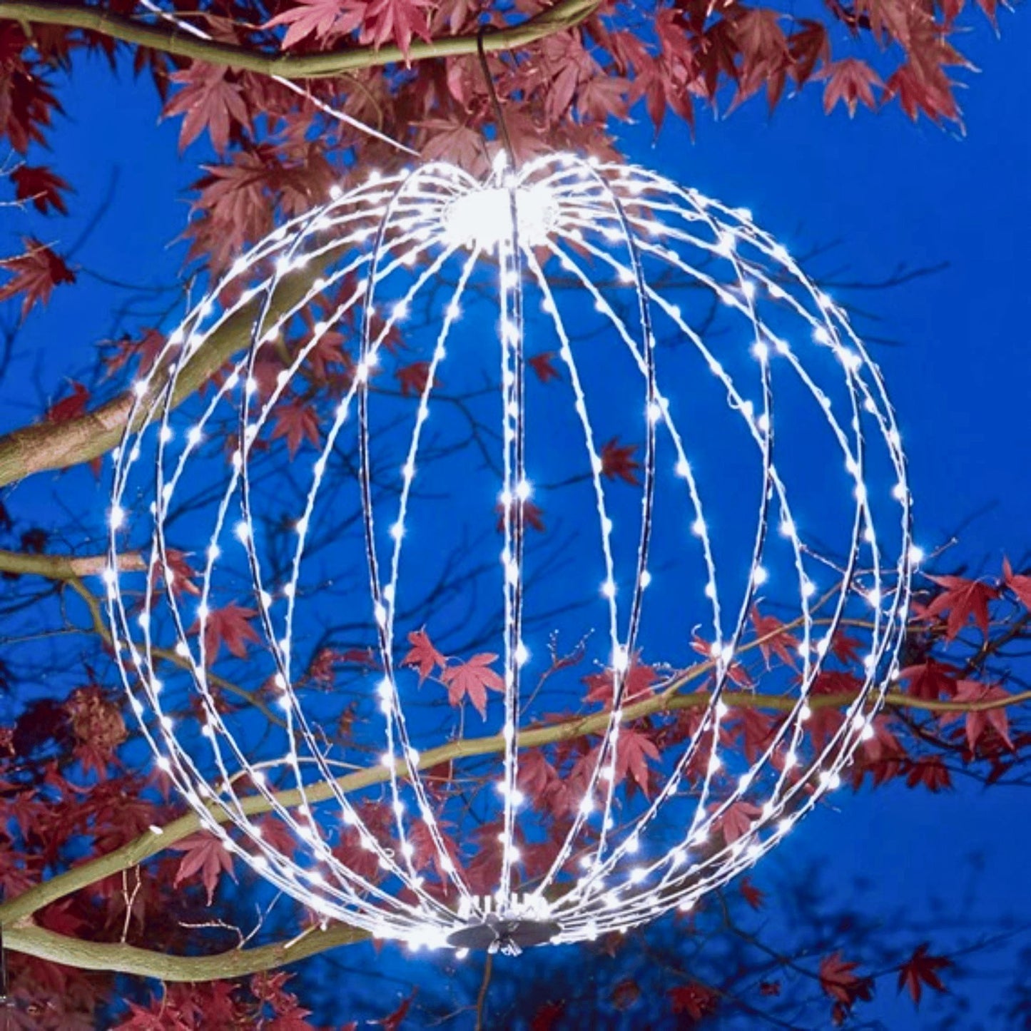 30cm Light up Christmas Twinkle Orb with 190 Cool White LEDs