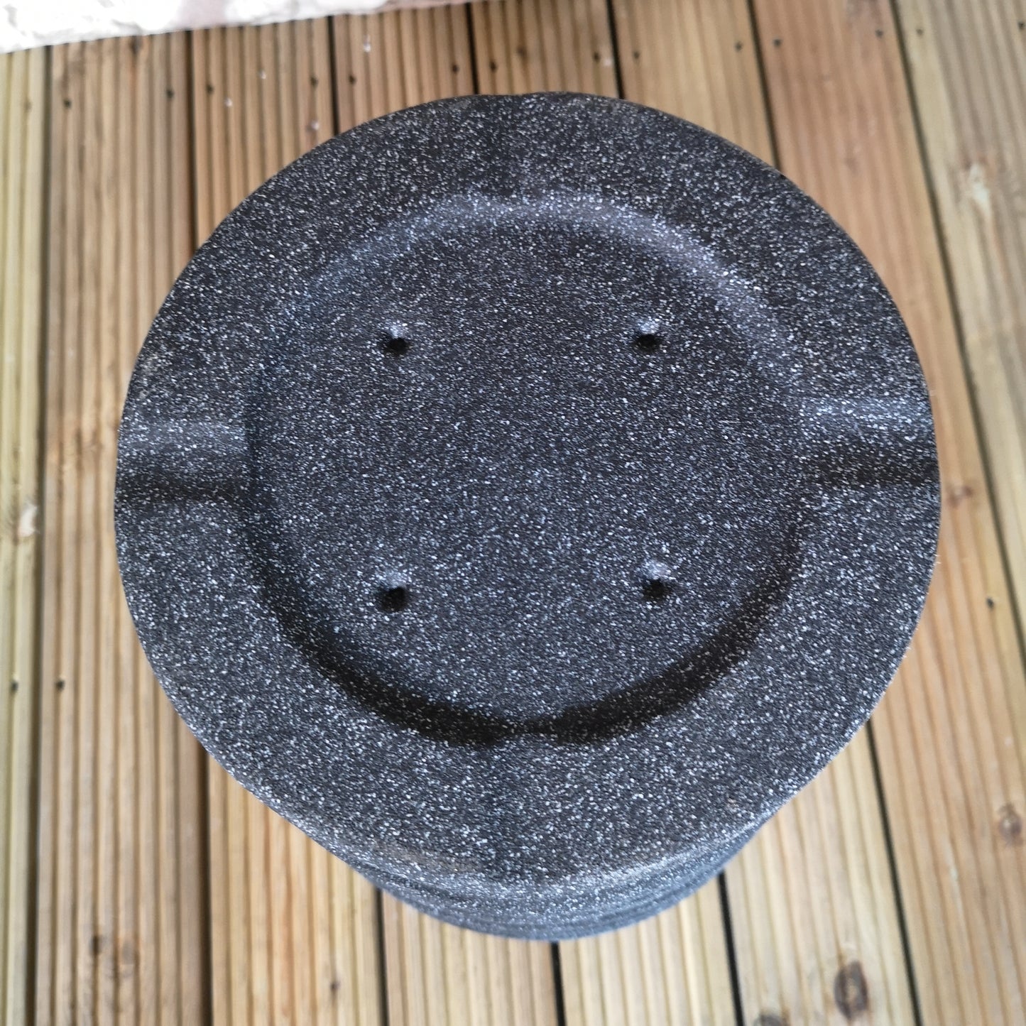 Medium Grey Charcoal Effect Garden Trojan Plant Pot 56cm Tall 38cm Wide