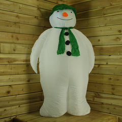 The Snowman 1.8m Inflatable Snowman 6 Ice White LEDs
