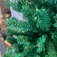 7ft (210cm) Sofia Pine Slim Pencil Green Soft Needle Look Christmas Tree