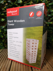 Giant Wooden Jenga Style Tumbling Tower Garden Party Game
