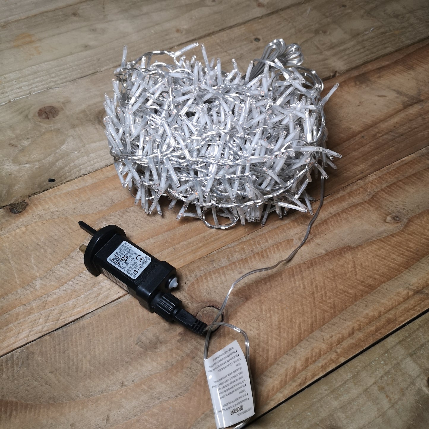 1000 LED 25m Premier TreeBrights Indoor Outdoor Christmas Multi Function Mains Operated String Lights with Timer & Clear Cable in Rainbow