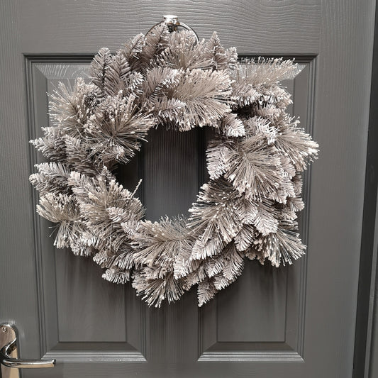 Christmas 50cm Snow Fir Wreath 2736