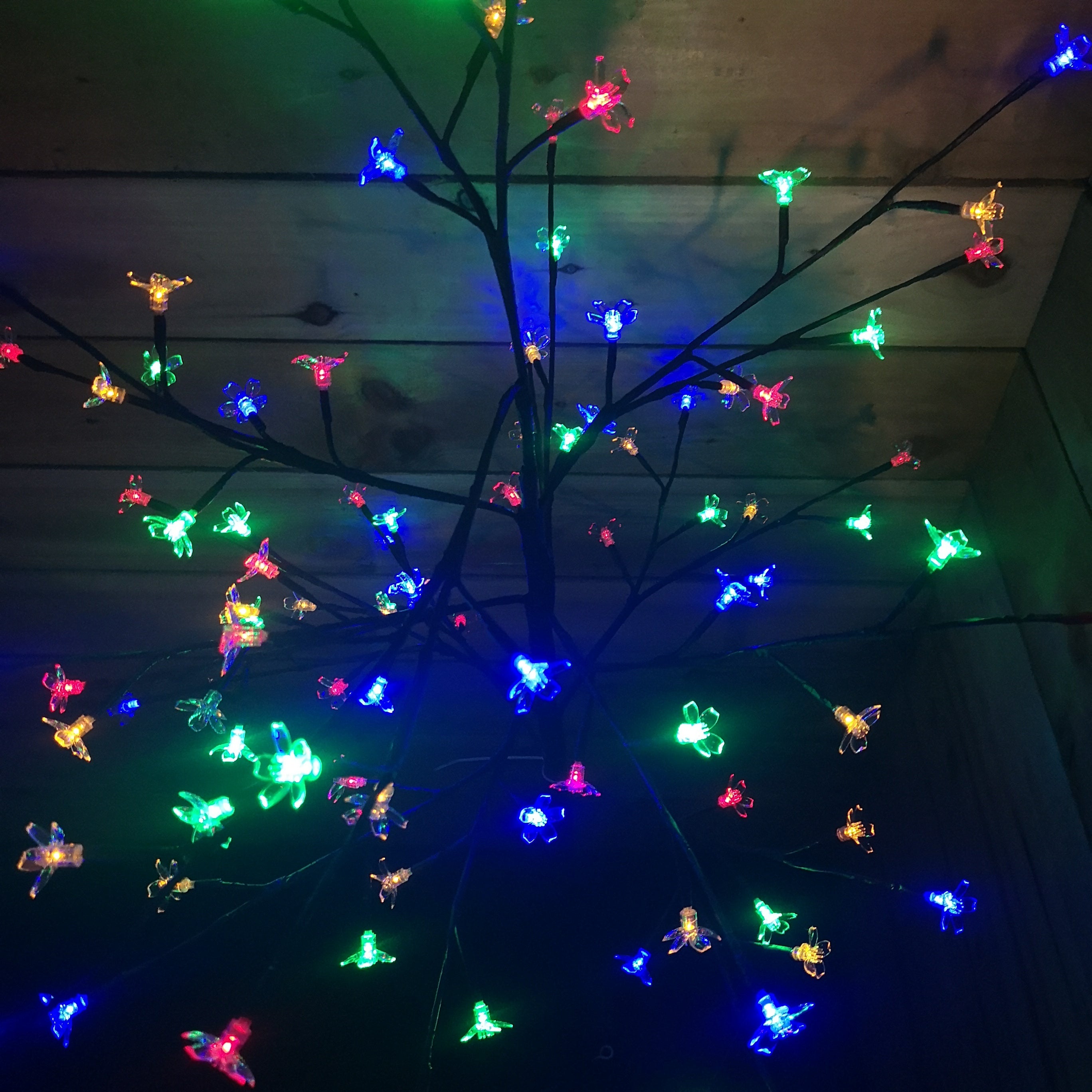 Premier Deluxe 1.5m Cherry Blossom Tree - 96 Multi Coloured LED Lights