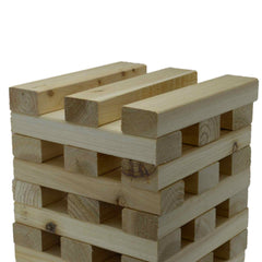 Giant Wooden Jenga Style Tumbling Tower Garden Party Game