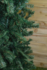 2.2m (7.5ft) Premier Plain Green Spruce Pine Slim Christmas Tree with Stand