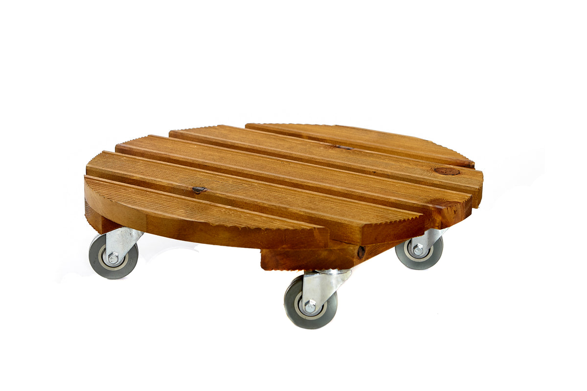 Sharpex Heavy Duty Plant Pot Trolley with Wheels | 4 PC Round Plant Sharpex Heavy Duty Plant Pot Trolley with Wheels | 4 PC Round Plant