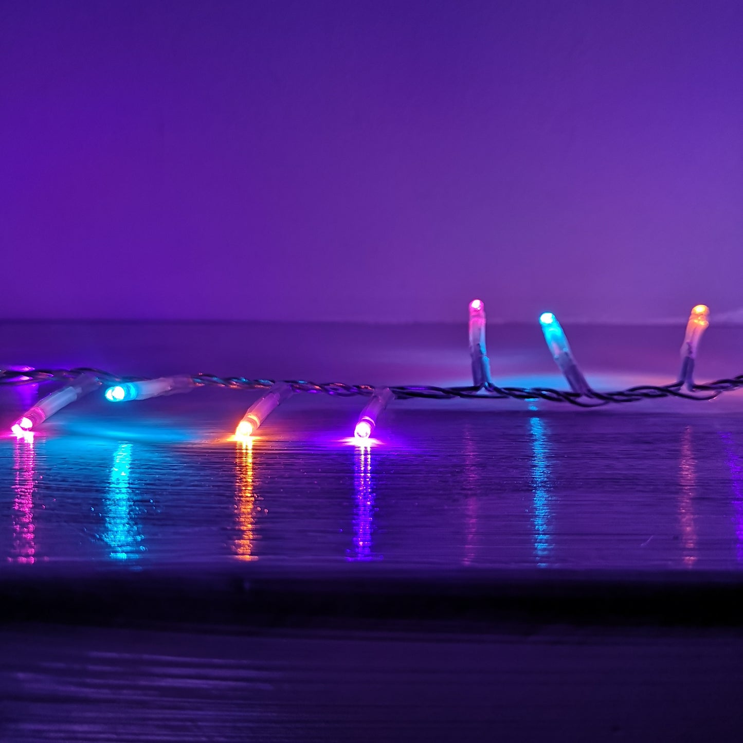 1000 LED 25m Premier TreeBrights Indoor Outdoor Christmas Multi Function Mains Operated String Lights with Timer & Clear Cable in Rainbow