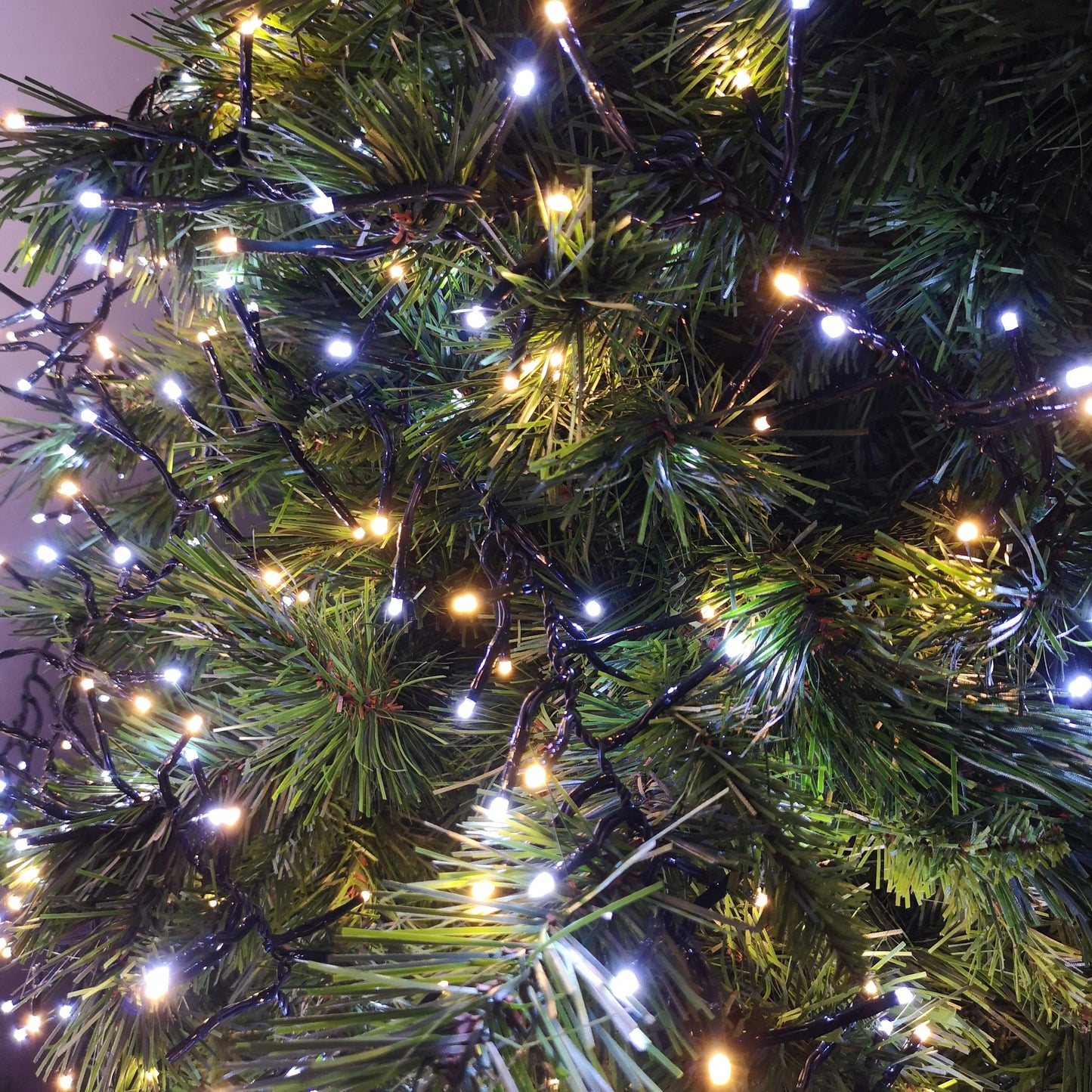 12.4m 960 LED Premier Cluster Christmas Lights with Timer in Cool & Warm White