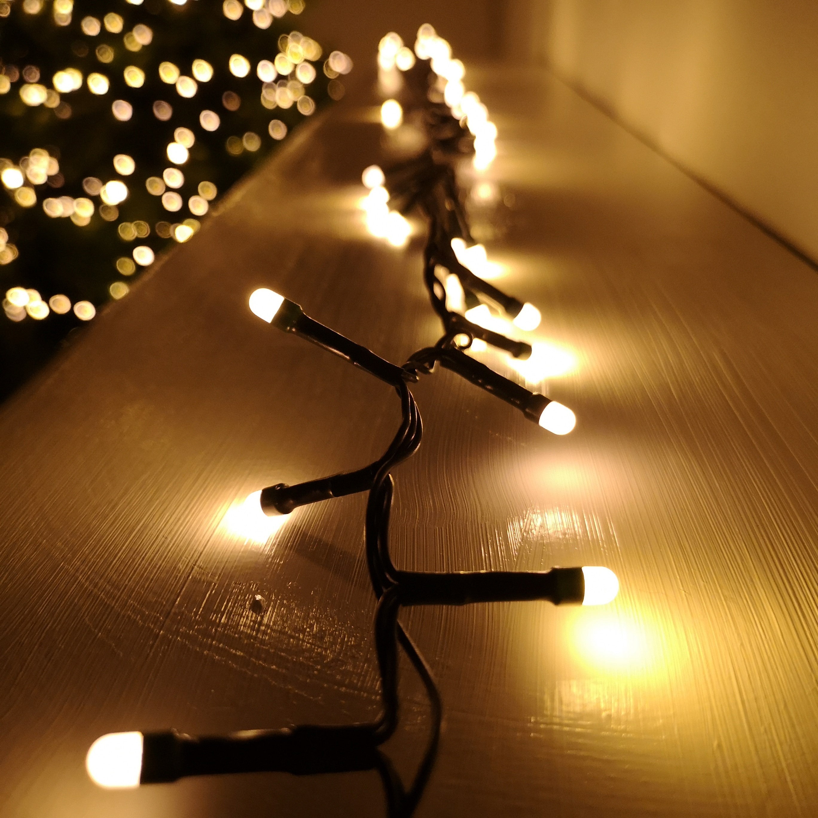 300 LED 7.7m Outdoor Soft Flicker Christmas String Lights in Warm White