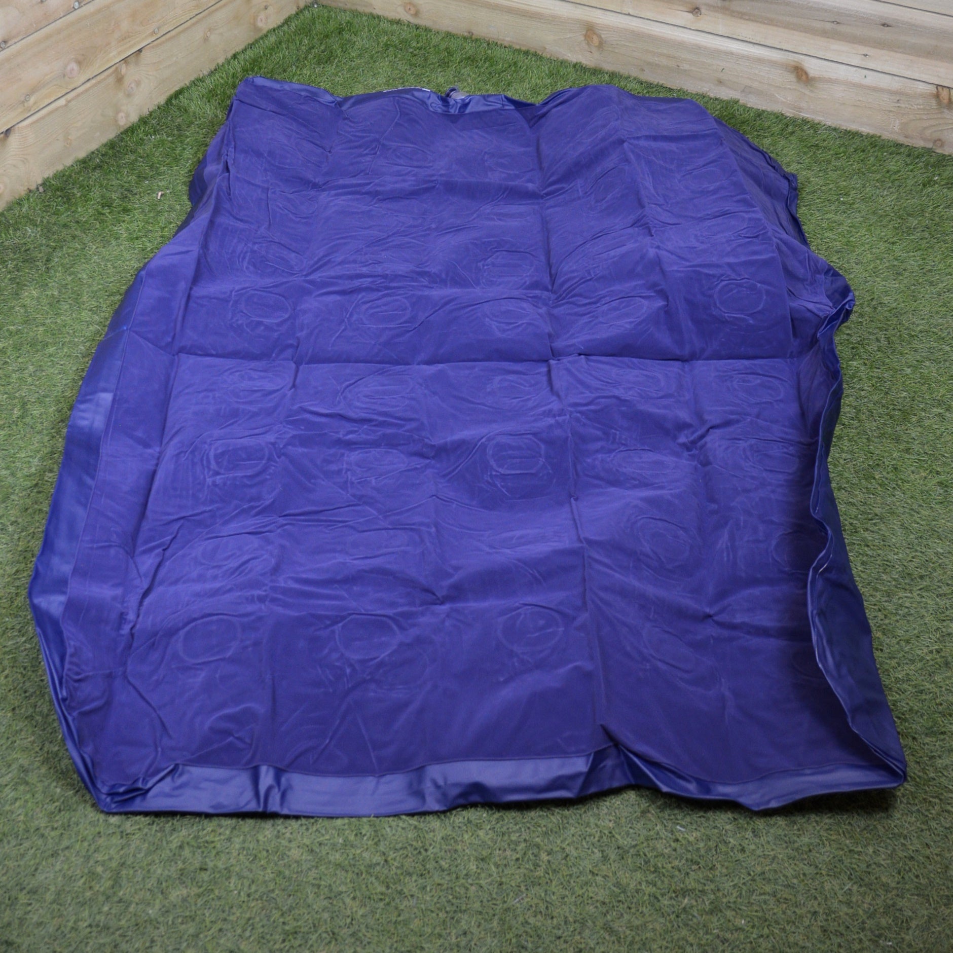191cm x 137cm x 22cm Double Soft Flock Covered Airbed