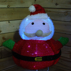 Christmas Collapsible Light up Santa Decoration - 90cm