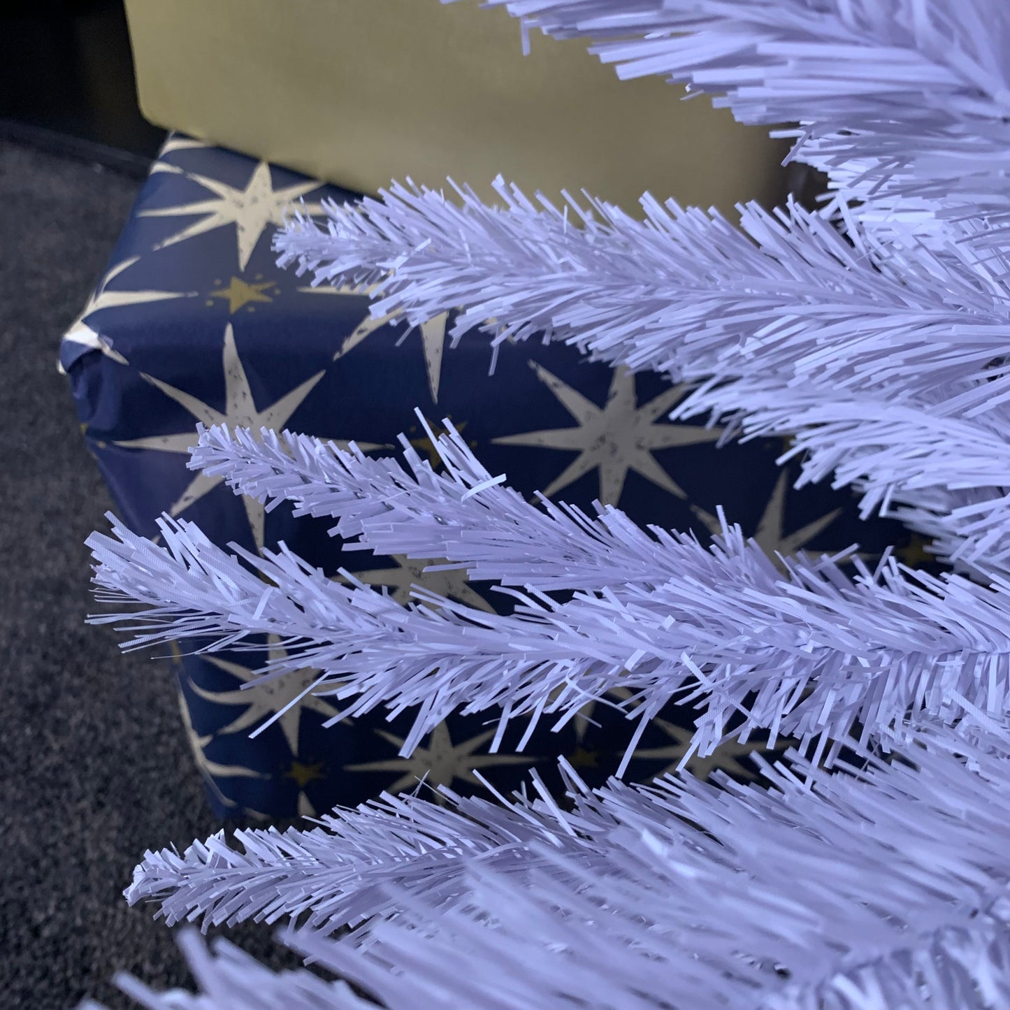 6ft (180cm) White Pencil Pine Christmas Tree with 321 Tips