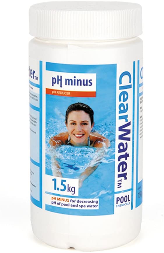Clearwater 1.5kg CH0008 PH Minus Decreaser for Swimming Pool and Spa Treatment