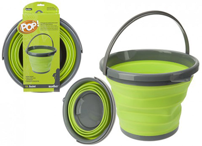 Easy Use Pop Up 10 Litre Water Bucket Easy to Store for Camping