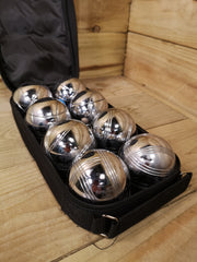 9 Piece Steel French Boules Set Garden Game with Carry Case