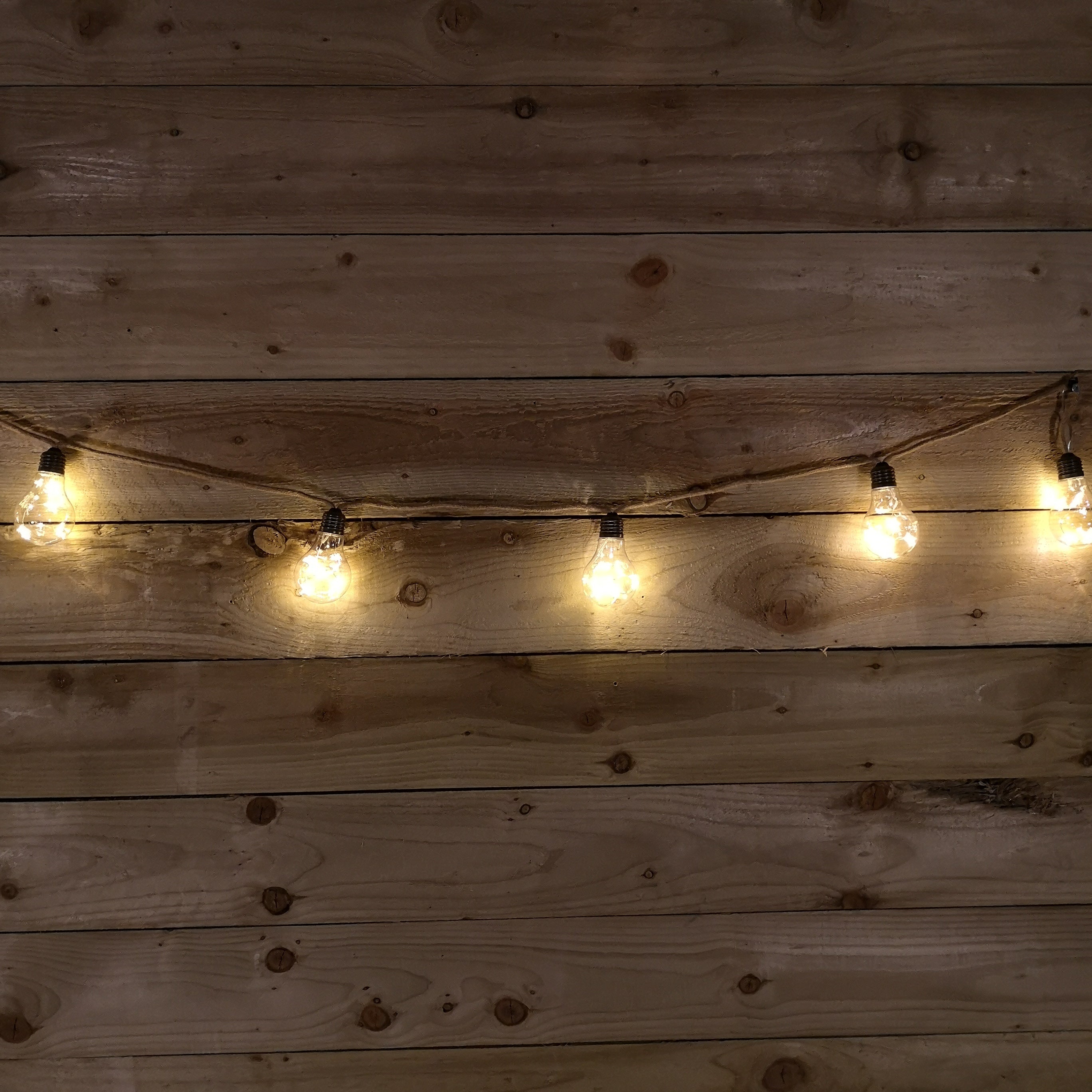 2.7m Warm White LED Festoon Light Bulbs Indoor Decorative Christmas Window Lights