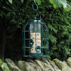 Natures Market 4 x BF008S Squirrel Guard Hanging Seed Feeder Wild Bird Garden Feeding Station