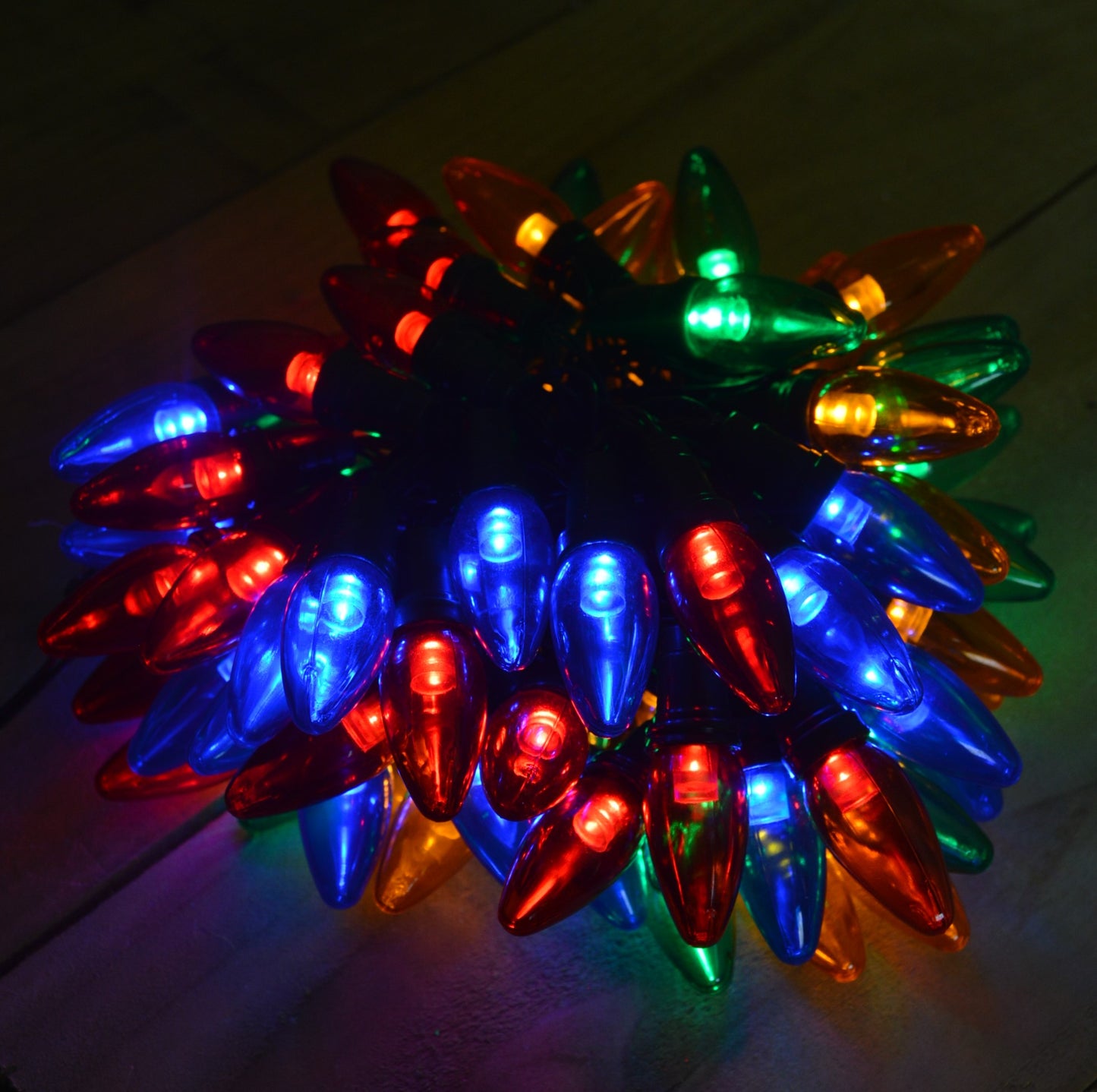 Premier 80 LED (7.9m) Multi-Action Christmas Lights in Multi-Coloured