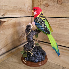 Premier Christmas 22cm Parrot on Branch with Animation & Recording Function