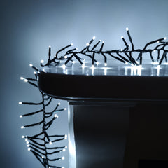 Premier Compact Cluster Brights Indoor Outdoor Christmas Multi Function Mains Operated Lights - Choice of Length & Colour