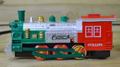 Premier Battery Operated Christmas Tree Train Toy with Carriage & Sound