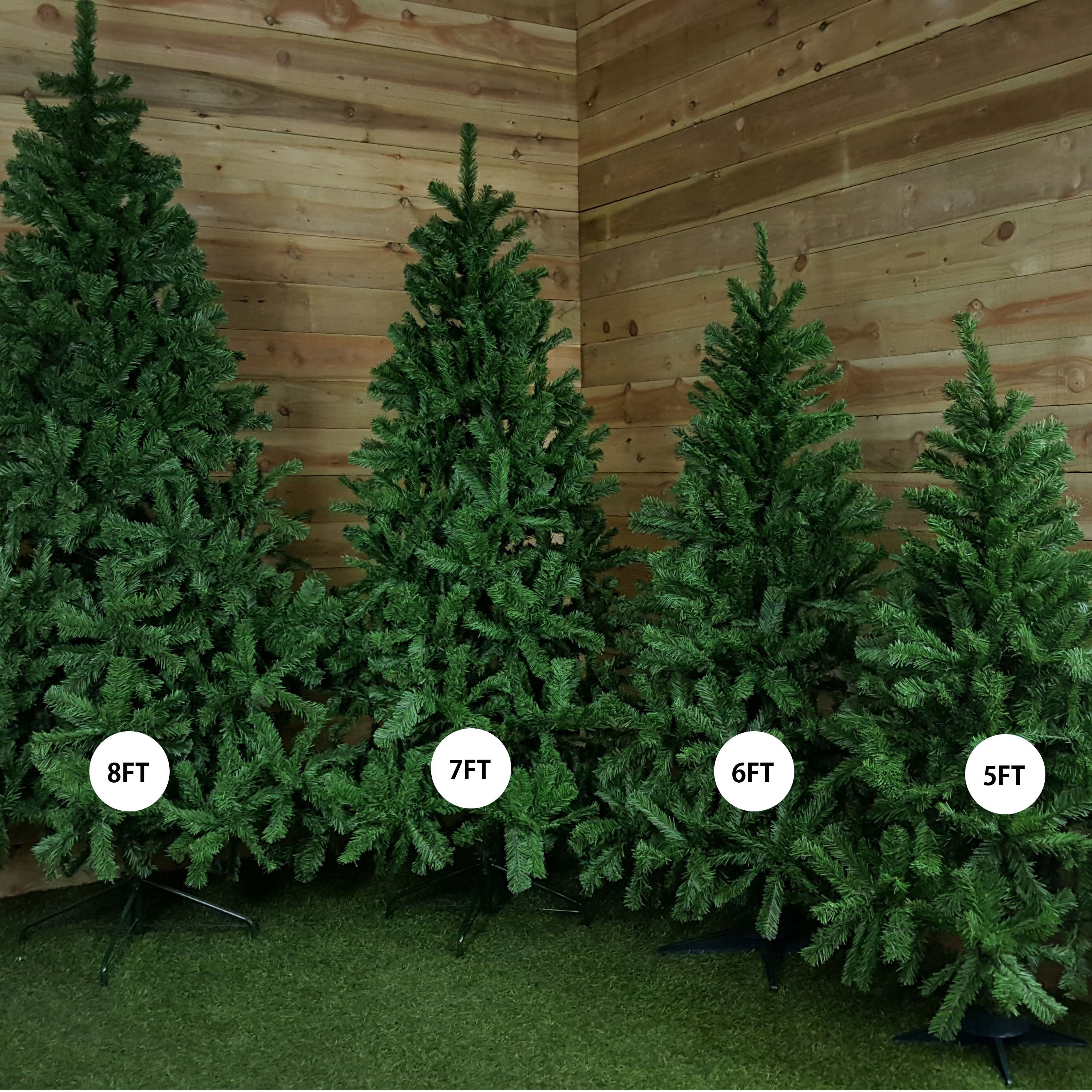 4ft Colorado Spruce Christmas Tree in Green with 287 tips 70cm Diameter