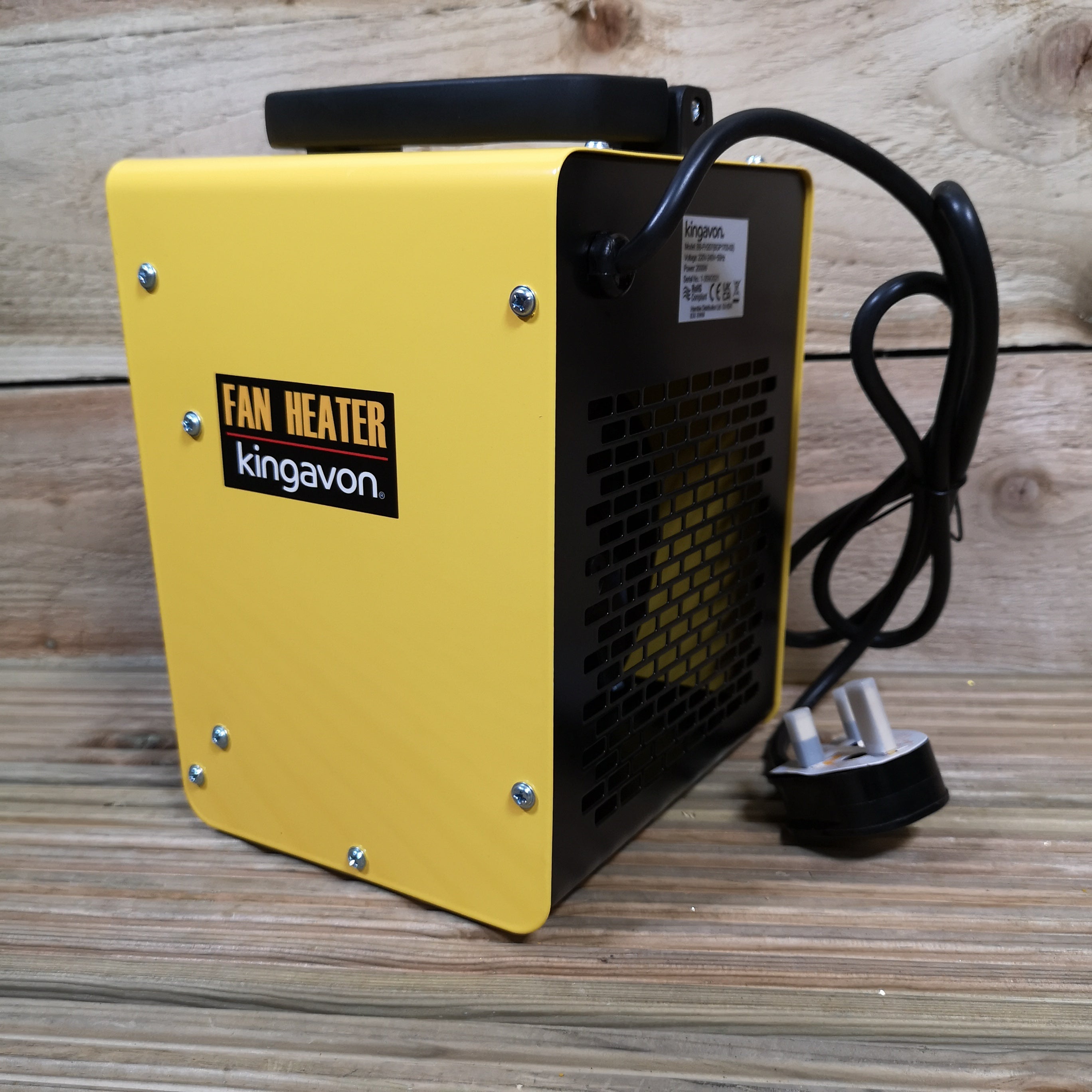 2kw Industrial Electric Space Heater with 3 Heat Settings