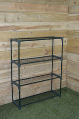 4 Tier Greenhouse Staging / Shelves H: 110cm W: 86cm & D: 30cm