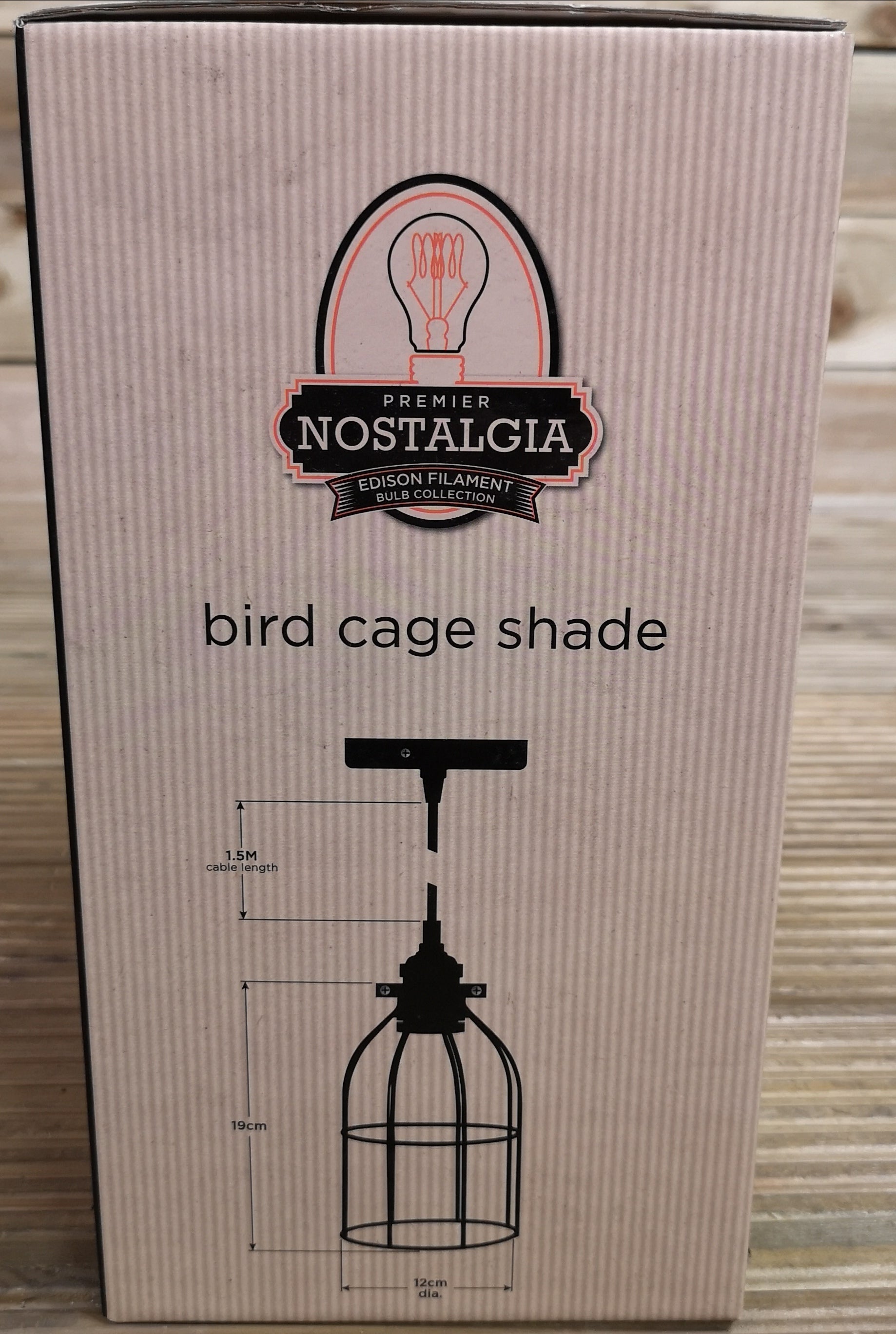 Premier Rustic Bird Cage Pendant Light Shade in Bronze