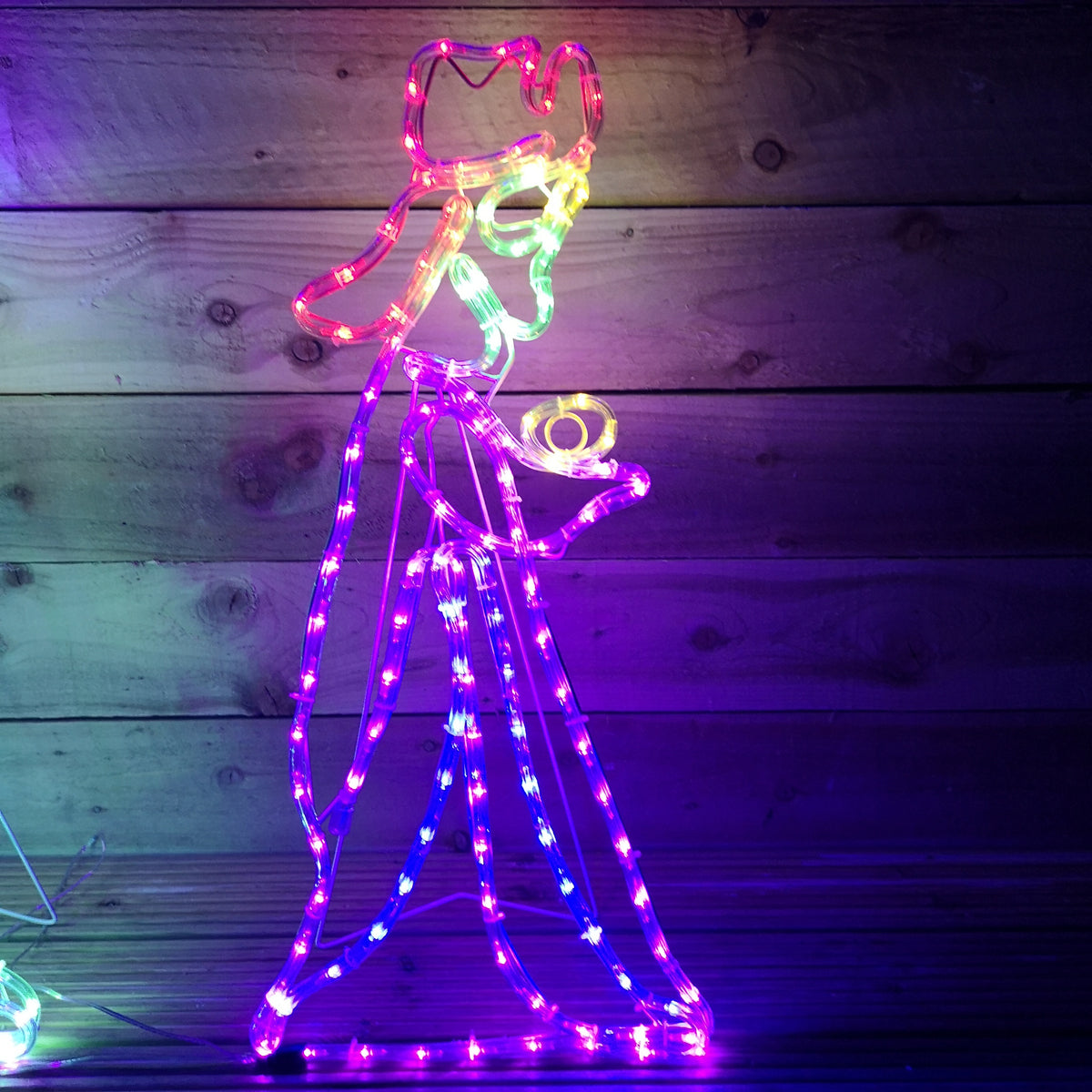 Premier Indoor Outdoor 70cm Three Wise Men Rope Light 360 Multi-coloured LEDs