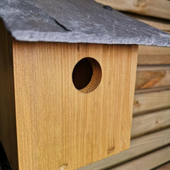 Sledmere Wooden Garden Wild Bird Nest Box-32mm Entrance Hole
