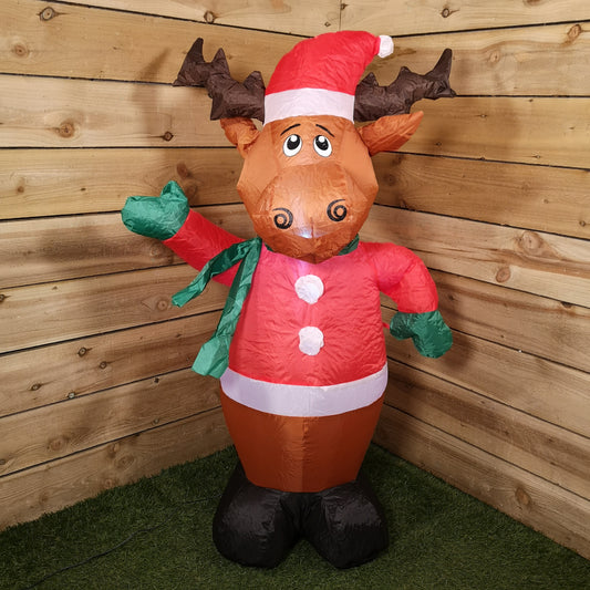 120cm Illuminated Christmas Inflatable Festive Reindeer 2736