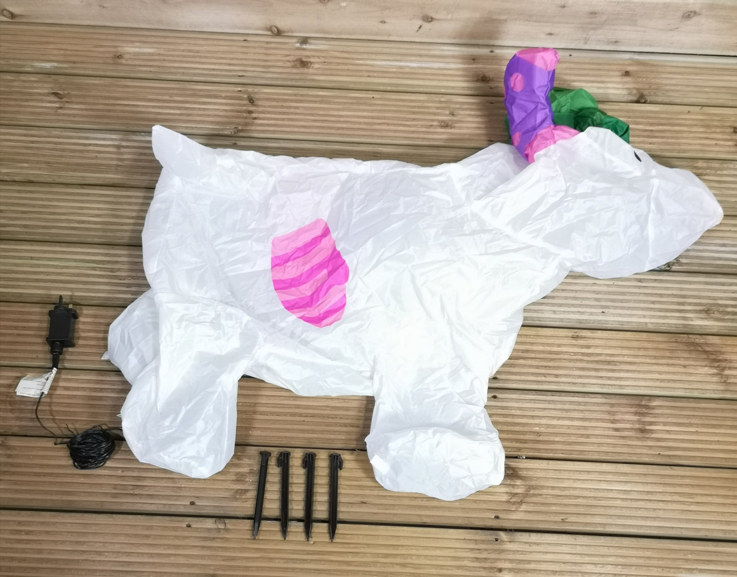 85cm The Snowman And The Snowdog Indoor Outdoor Light Up Christmas Inflatable