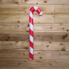 6pcs 85cm Indoor Outdoor Manual Inflatable Vinyl Christmas Candy Canes in Red & White
