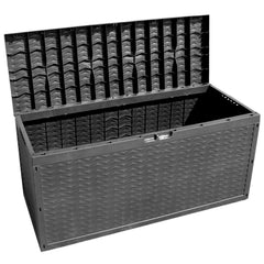 320L Heavy Duty Outdoor Garden Patio Storage Cargo Box in Black