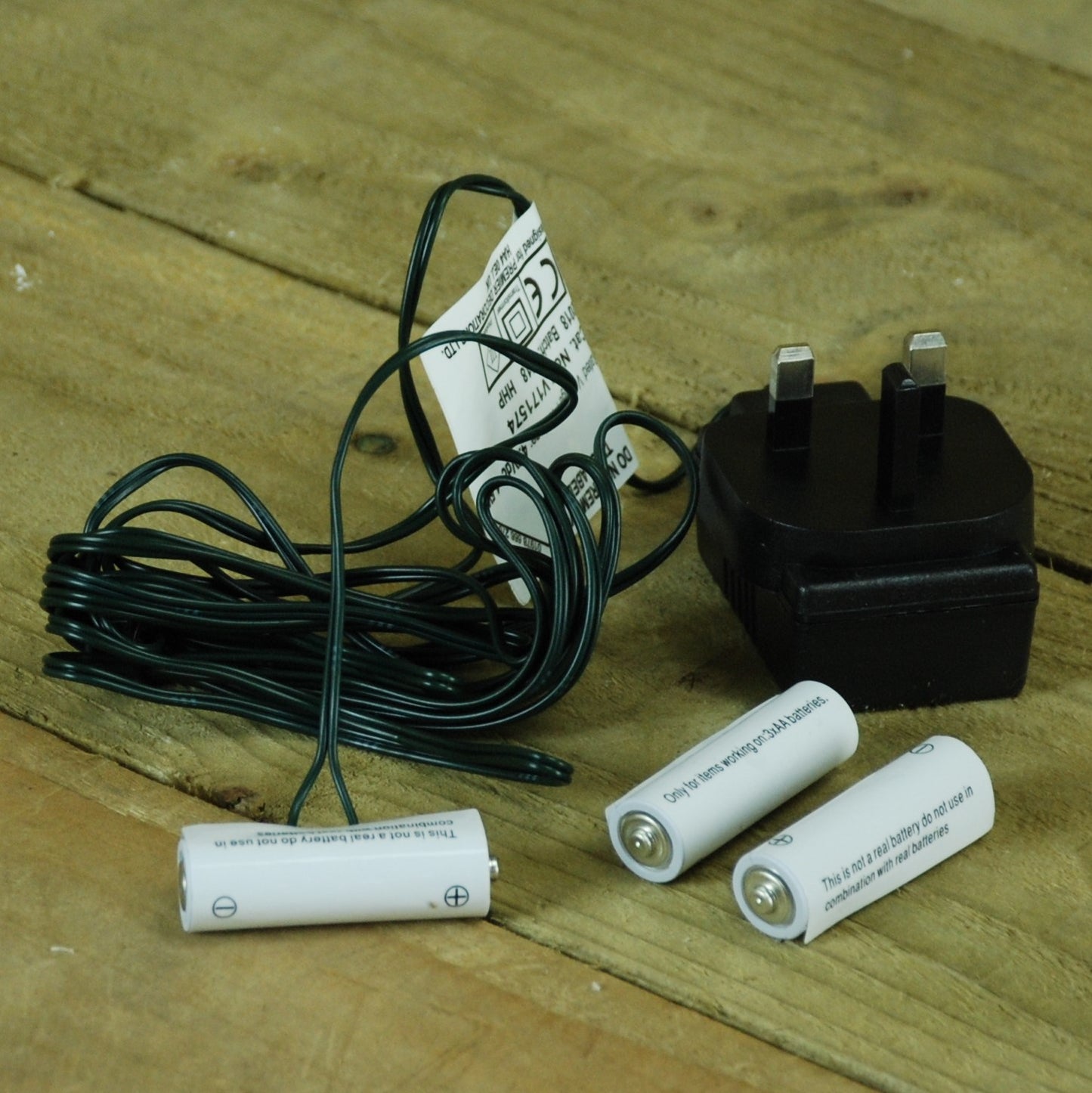 3 x AA Money Saving Battery Replacement Plug In Adapter