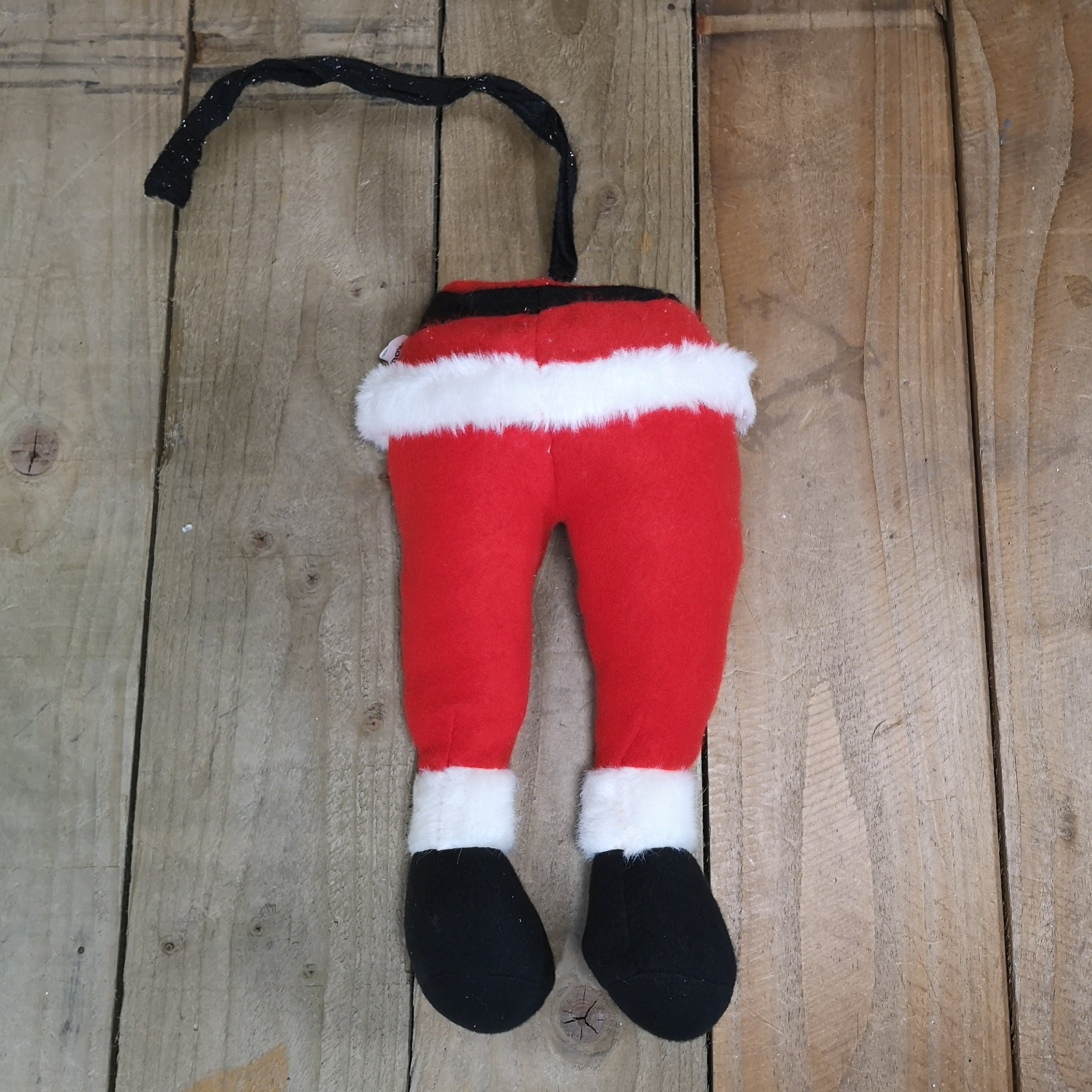 Set of 35cm Santa Legs Decoration to Stick out of your Christmas Tree