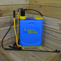 16 Litre Backpack Knapsack Weed / Fertiliser Pressure Sprayer with 1.3m Hose