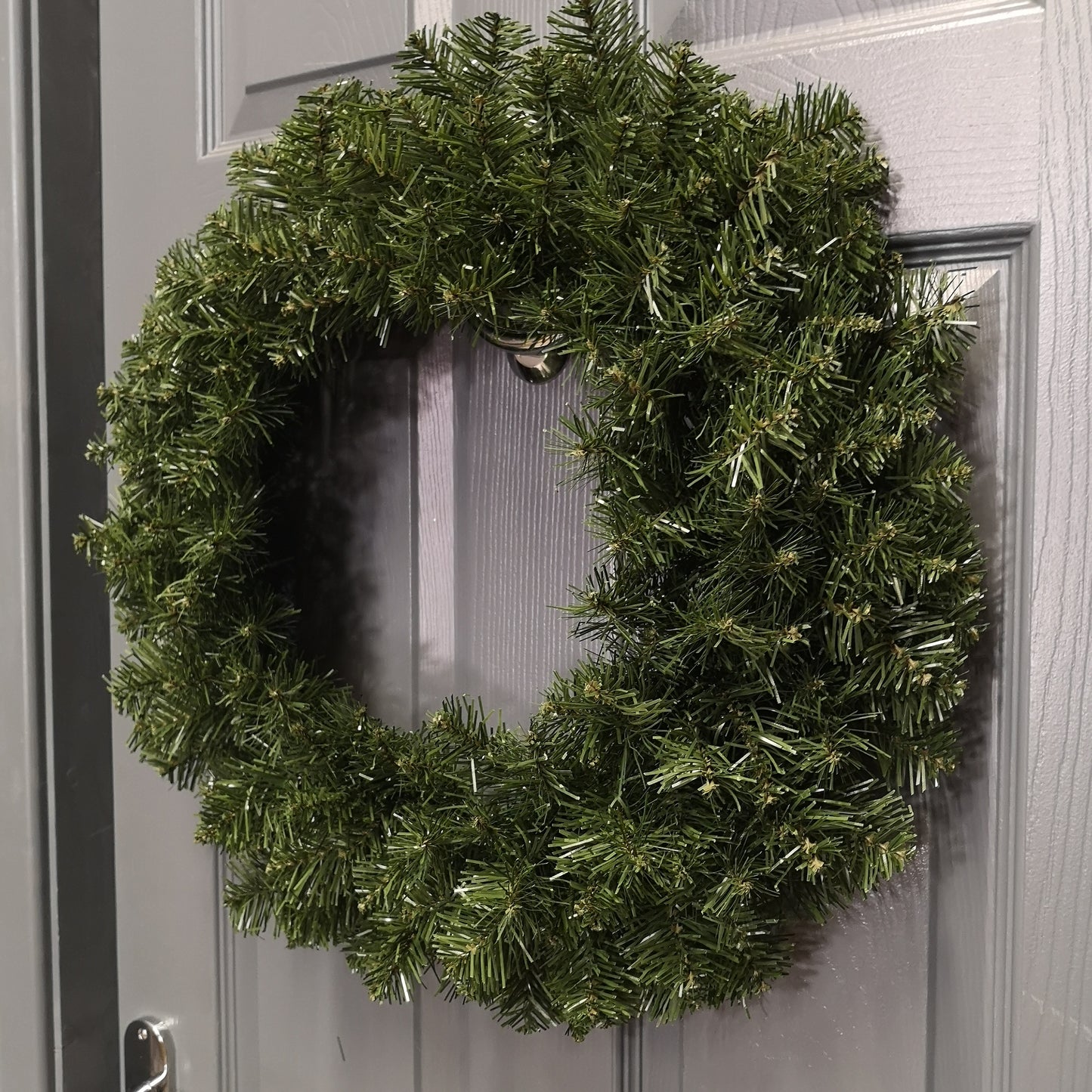 60cm Imperial Pine Christmas Door Wreath in Plain Green