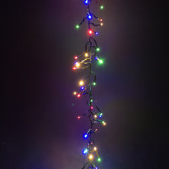 3000 LED 37.2m Premier Christmas Outdoor Cluster Timer Lights in Multicoloured
