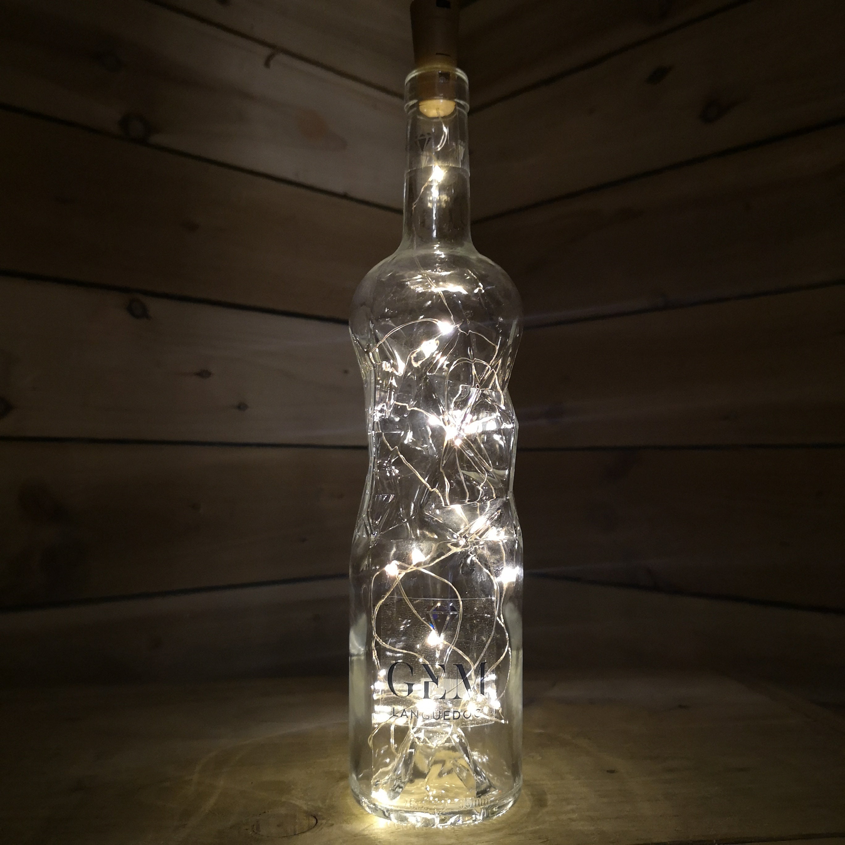 20 LED Wine Bottle Cork Battery String Lights Christmas Decoration in Warm White