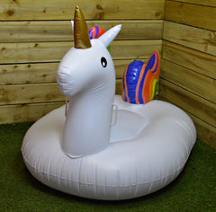 170x100x95CM Unicorn Lounger PVC Handles Horse Pool Swimming Kid's Inflatable