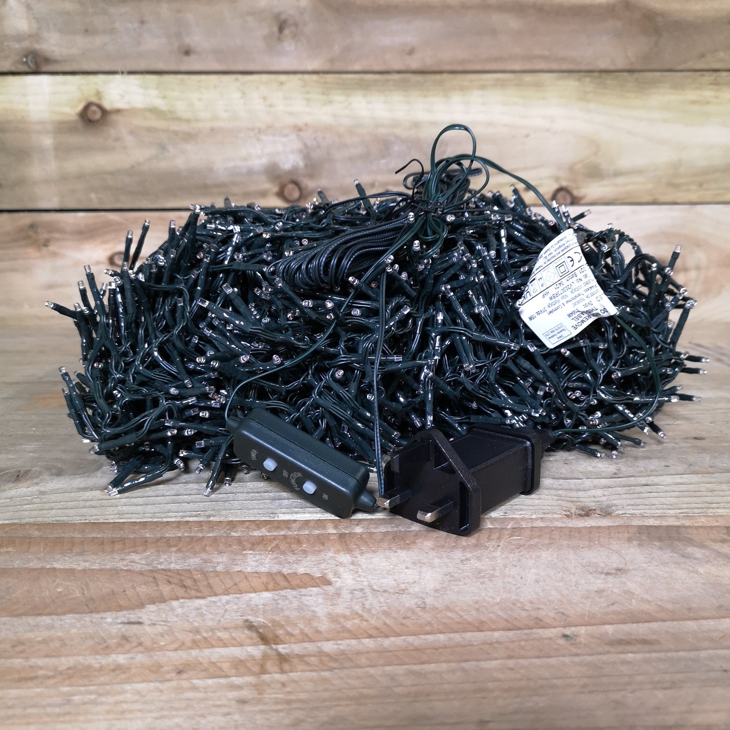 3000 LED 37.2m Premier Christmas Outdoor Cluster Timer Lights in Warm White