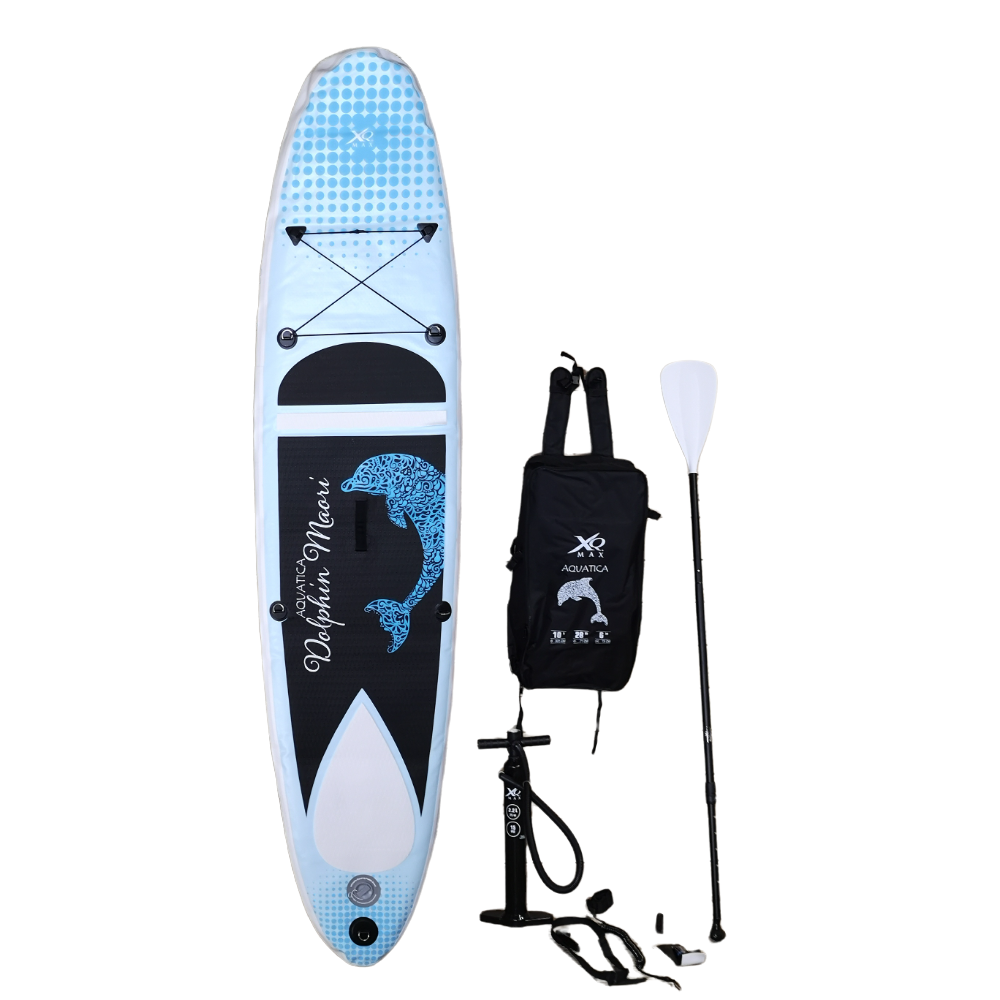 10ft XQ Max Aquatica Inflatable Stand Up Paddle Board & Kit in Blue