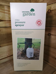 5 Litre Garden Pressure Sprayer with Shoulder Strap for Weeds / Fertiliser