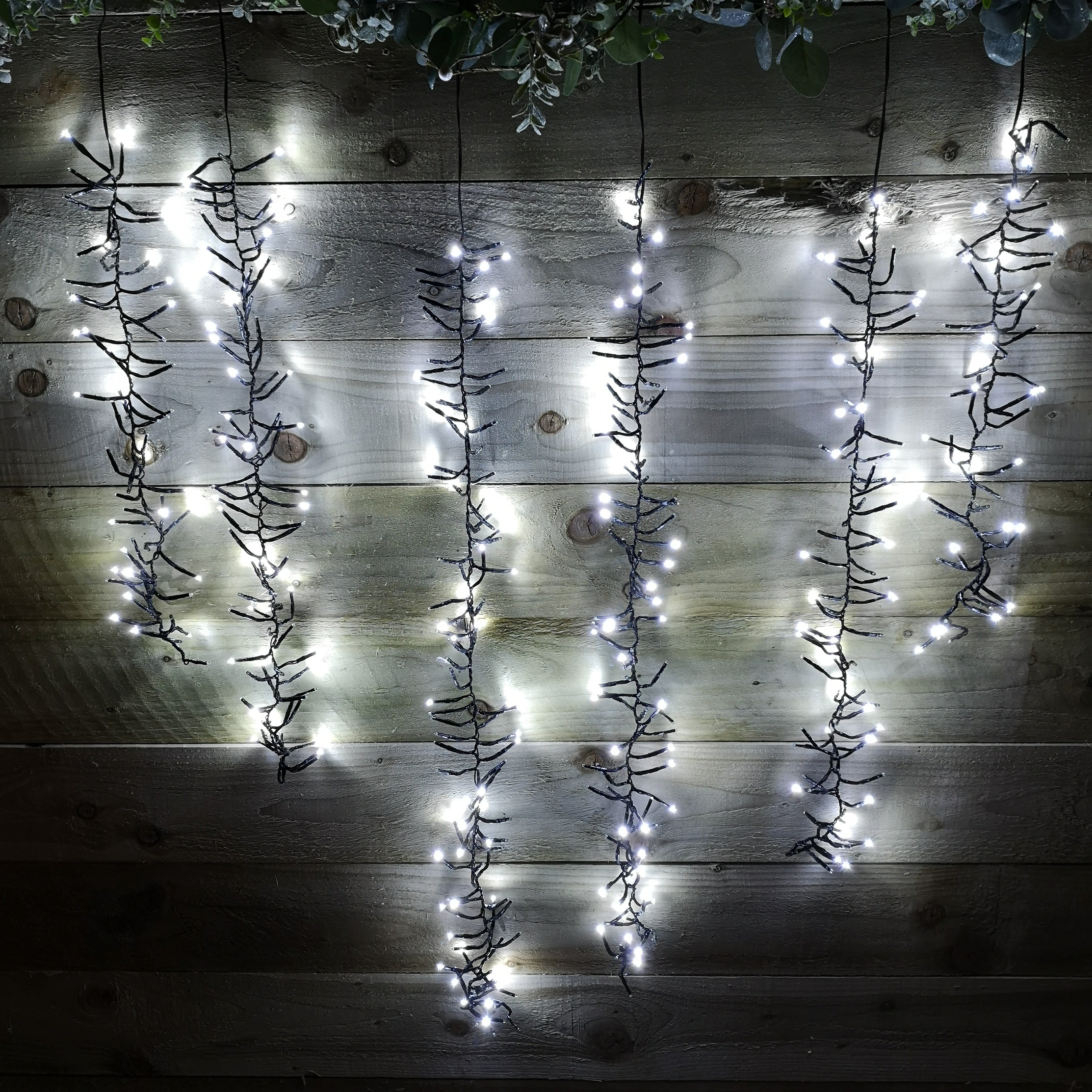 480 Cool White LED Outdoor Fairy Lights Tree Cascade Garden Christmas Decoration