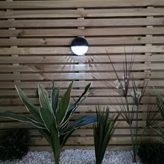11cm LED Outdoor Solar Wall Mounted Garden Fence Light