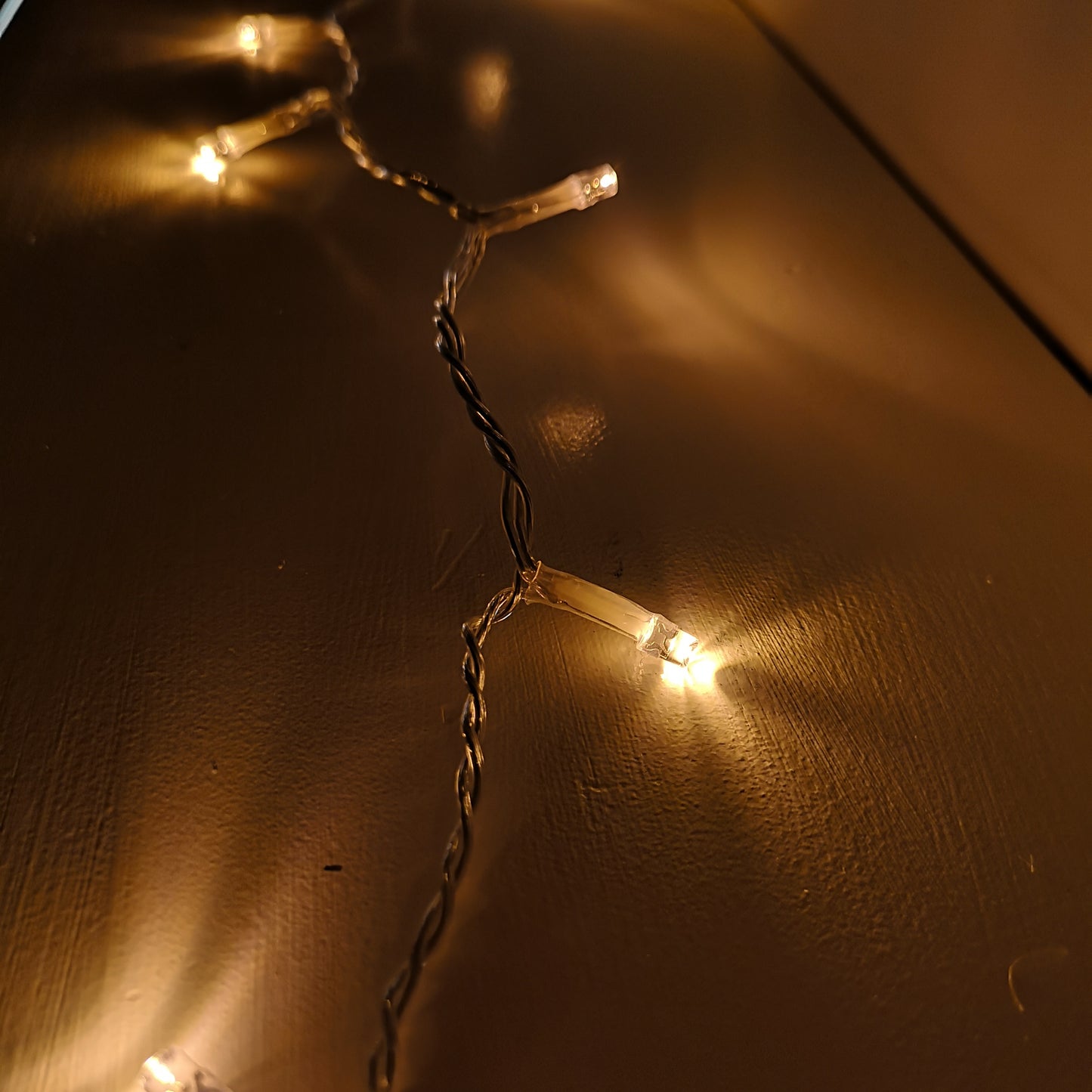 200 LED 16m Premier Christmas Outdoor Lights Timer Clear Cable in Vintage Gold